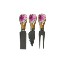 Load image into Gallery viewer, Magnetic Cheese Knife Block / Chrysanthemum
