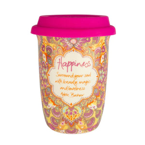 'Happiness' Reusable Coffee Cup