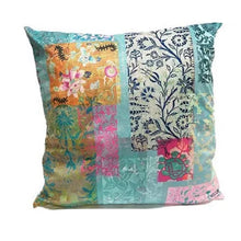 Load image into Gallery viewer, Venezia Turquoise 2 Velvet Cushion / Square
