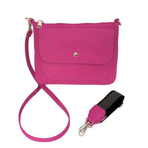 Wisteria Crossbody Bag / Hot Pink