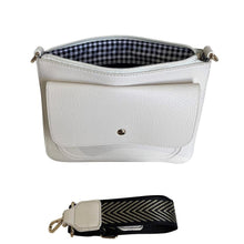 Load image into Gallery viewer, Wisteria Crossbody Bag / White
