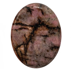 Palm/Worry Stone / Rhodonite