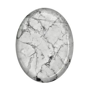 Palm/Worry Stone / White Howlite