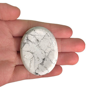 Palm/Worry Stone / White Howlite